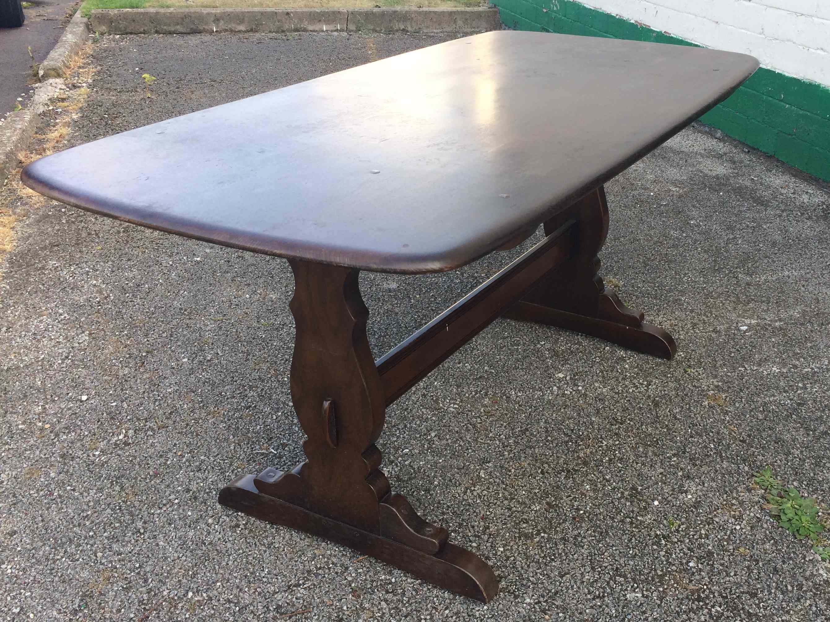 Ercol Mid 20thC Refectory Table