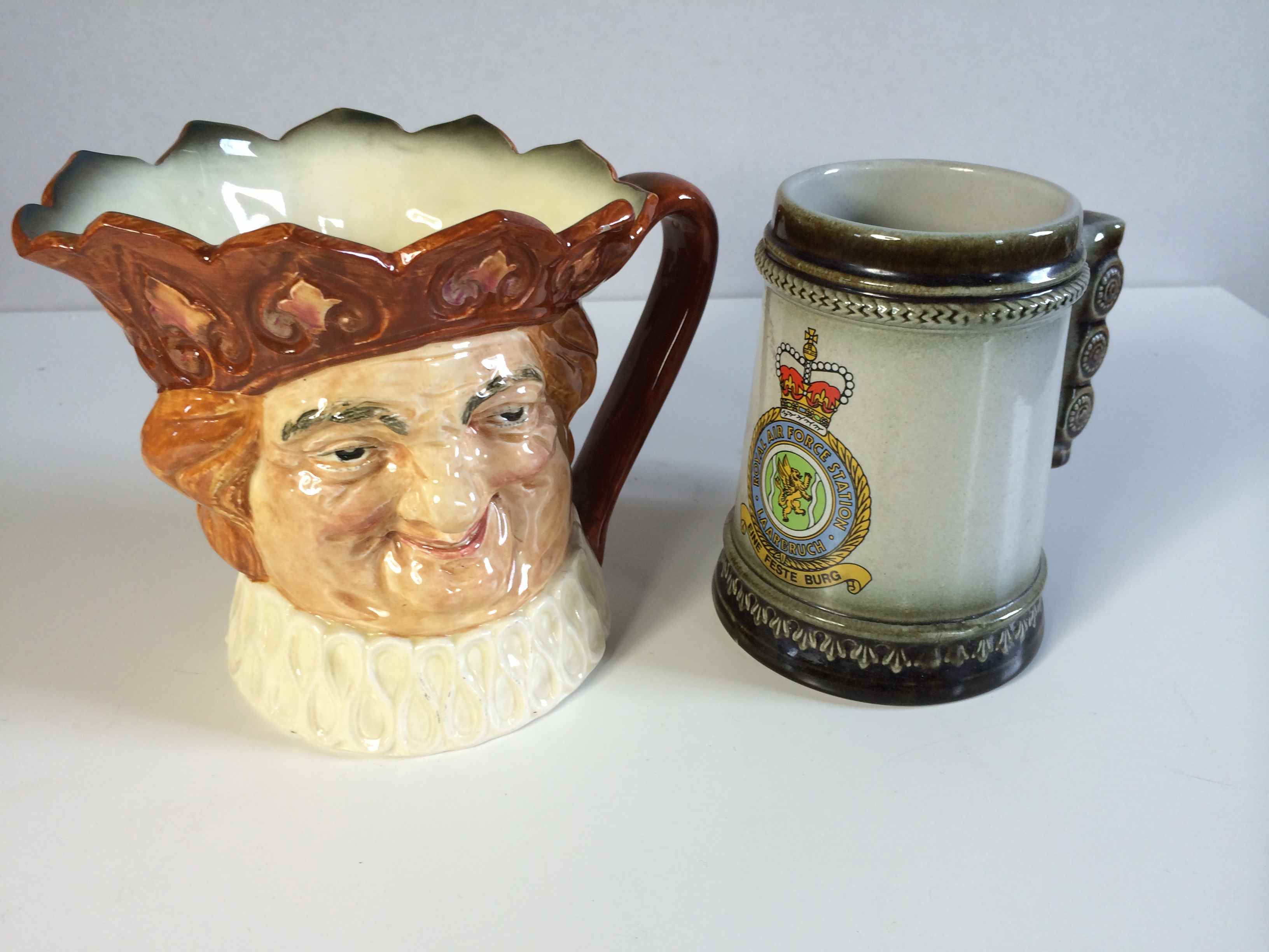 Old King Cole Doulton Jug af plus West German Gerzit jug. (2)