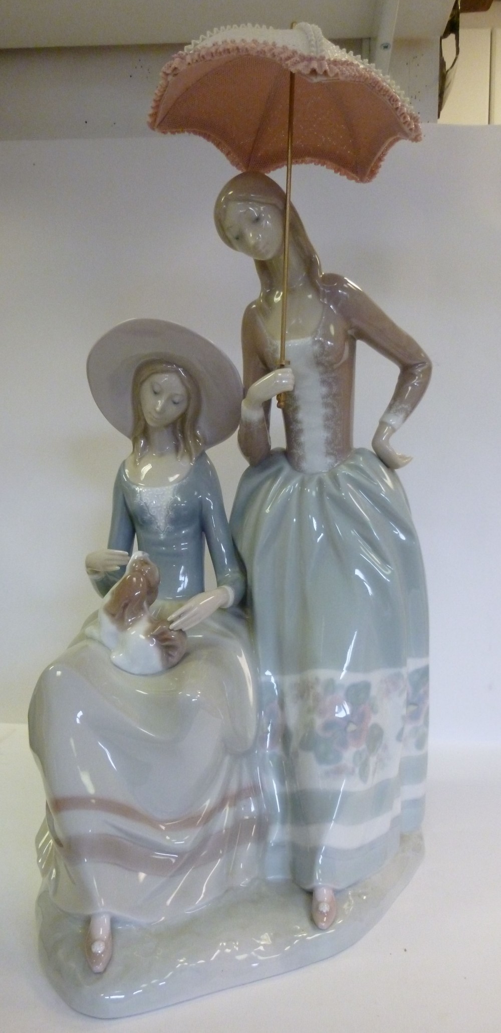 A Lladro porcelain figure `Harmony Group` No.4804, issued 1972-1981 19.25``h