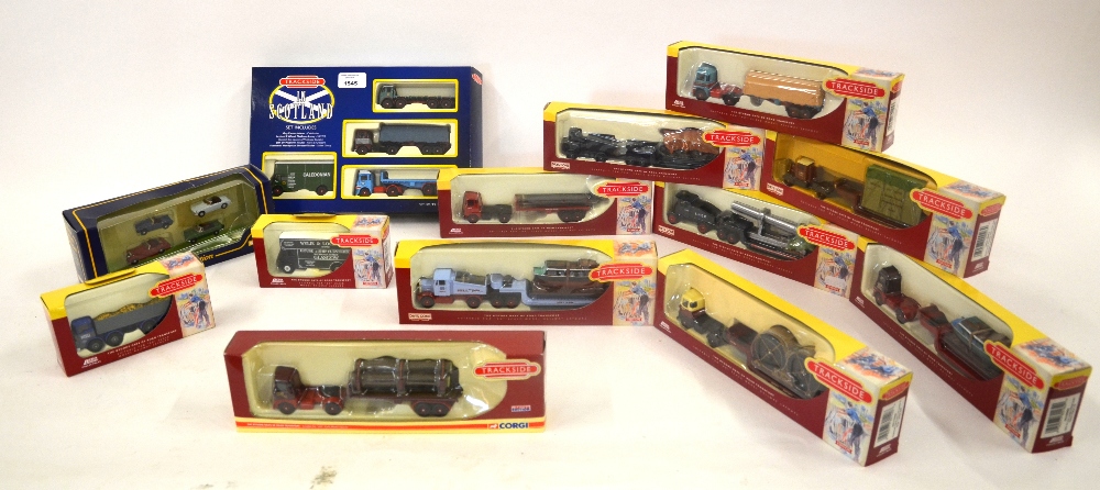 A collection of twelve Lledo Trackside limited edition models including Trackside In Scotland -