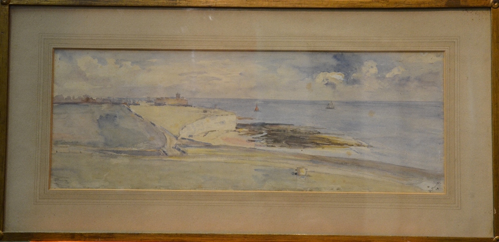 P. Morley - Toss Bay, Northforland Broadstairs painted from Adlington Knoll near light house', - Image 6 of 8