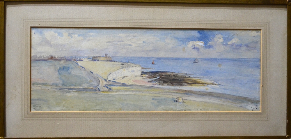 P. Morley - Joss Bay, Northforland Broadstairs painted from Adlington Knoll near light house', - Image 2 of 8