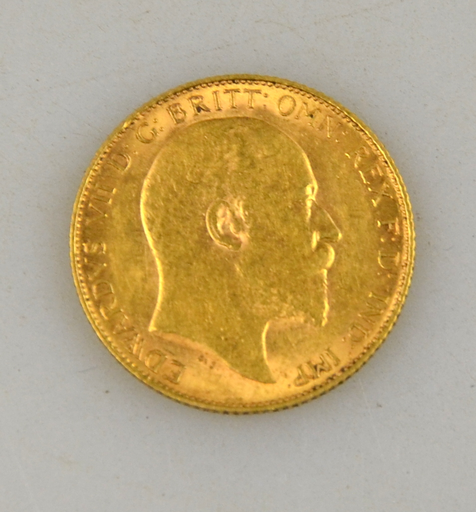 1908 half sovereign - Image 2 of 2