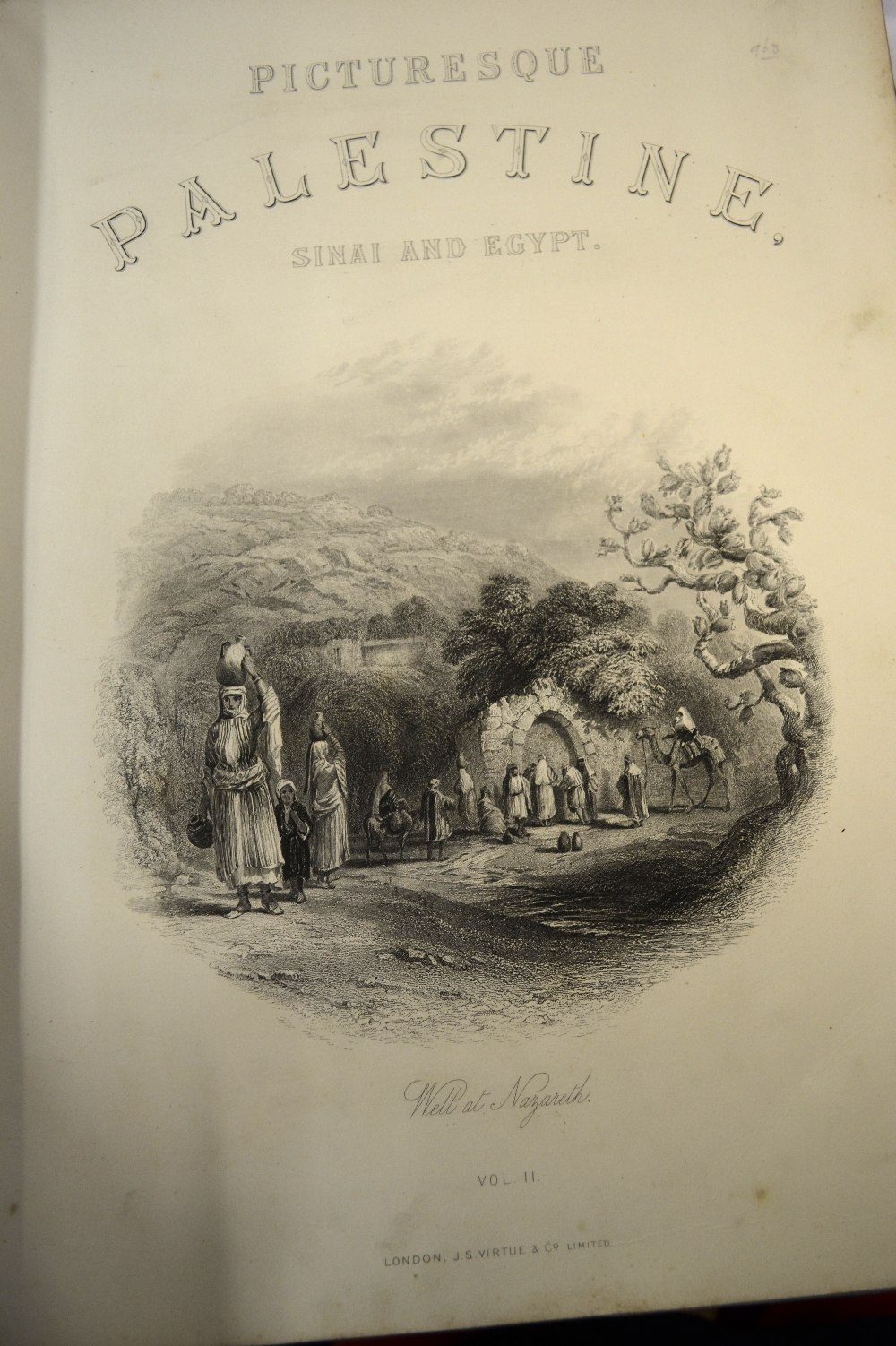 Wilson, Colonel, 'Picturesque Palestine', in four vols., with numerous steel engravings, Virtue & - Image 5 of 5