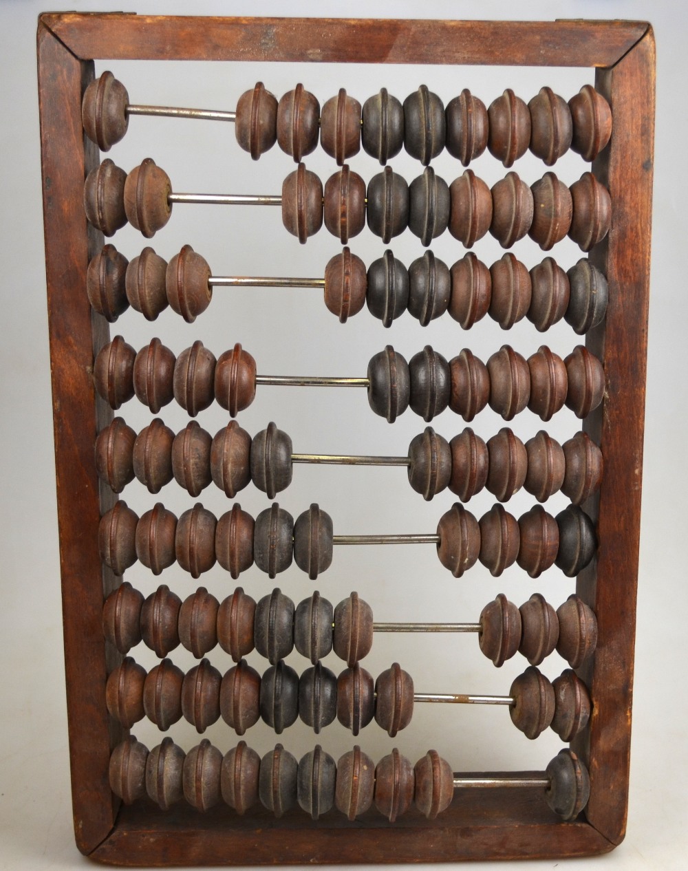 A Chinese wooden abacus