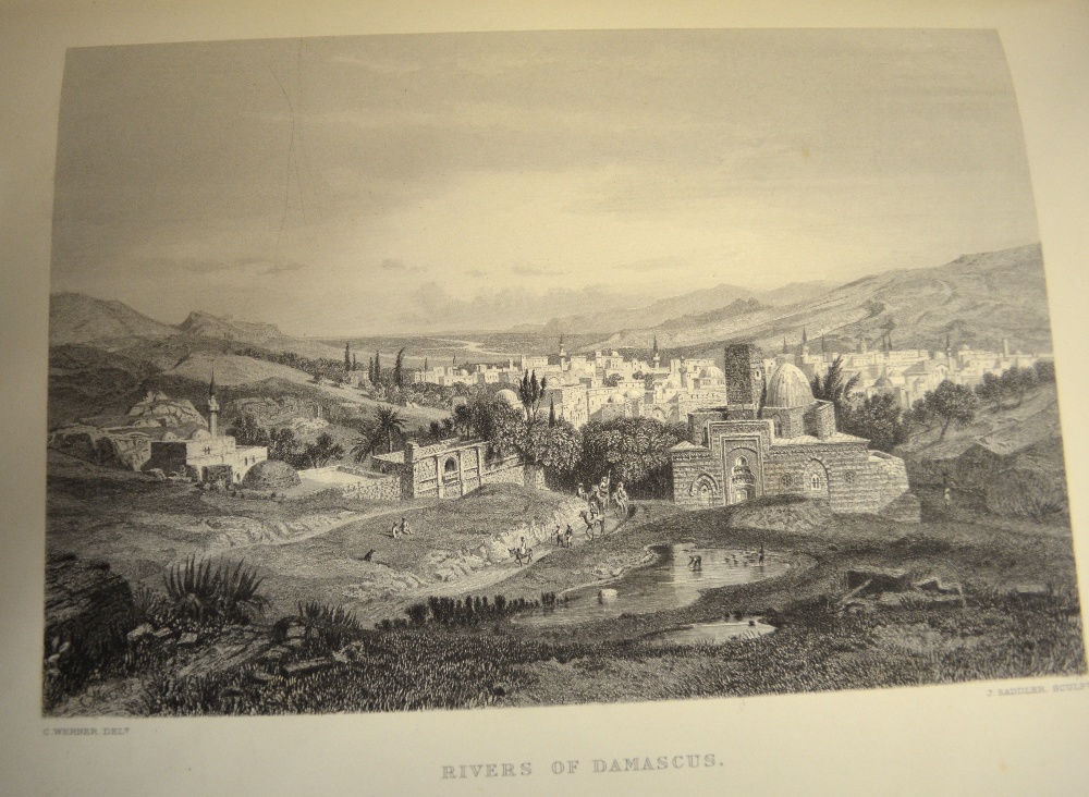 Wilson, Colonel, 'Picturesque Palestine', in four vols., with numerous steel engravings, Virtue & - Image 2 of 5