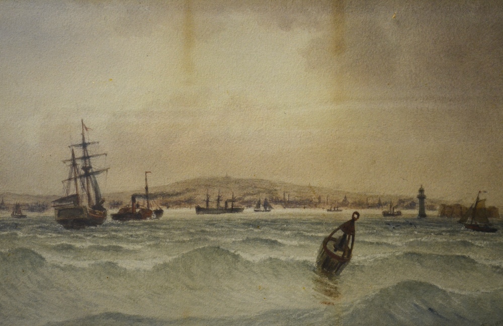 J.F. Branegan (1843-1909) - Four marine scenes - 'Morning on the Thames', 'Off Liverpool', '
