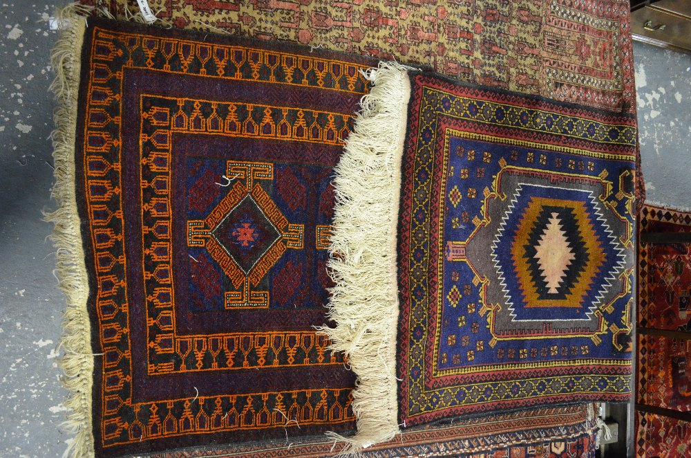 Two Belouch rugs, last quarter 20th century, 154 x 89 cm and 140 x 92 cm (2)