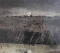 After John Knapp Fisher Marsh Moon A limited edition print No.184/500 signed in pencil to the margin