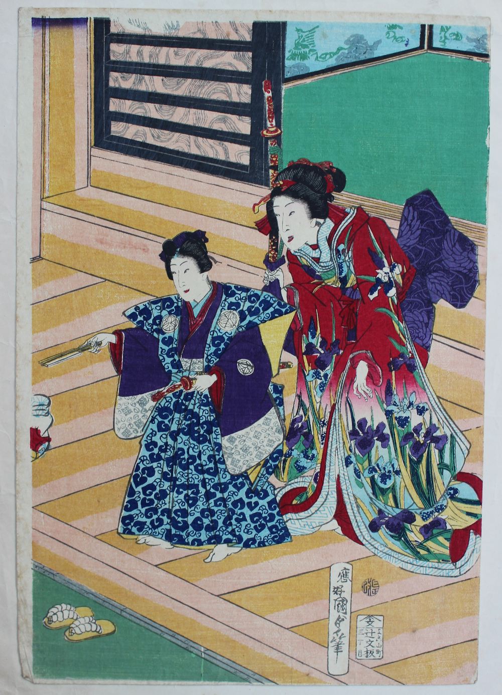 Kunisada A collection of Japanese woodblock prints Various images - Image 4 of 10