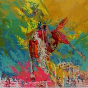 LeRoy Neiman Bucking Bronco, 1977 Artists Proof print Signed in pencil to the margin 78 x 78cm A