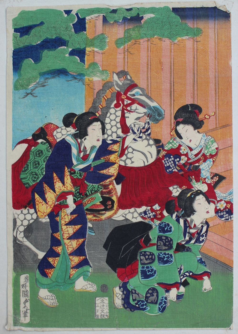 Kunisada A collection of Japanese woodblock prints Various images - Image 3 of 10