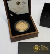 Royal Mint - The 2008 UK Queen Elizabeth I £5 Gold proof coin, No.0061 / 1500, cased and boxed