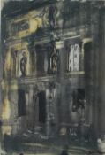 After John Piper Architectural study A print 33.5 x 23cm