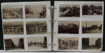 A large quantity of circa 188 postcards depicting scenes in Newport, including the New Post