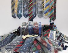 A collection of in excess of 120 cricketing ties and bow ties including testimonial ties for