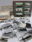 A postcard album containing circa 90 postcards including scenic postcards of Devon, Lifton, Isle