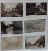 A collection of circa 150 postcards depicting scenes and events in Newport including Lysaghts home