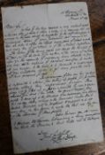David Lloyd George - A World War I handwritten letter sent from No.10 Downing Street, Whitehall,