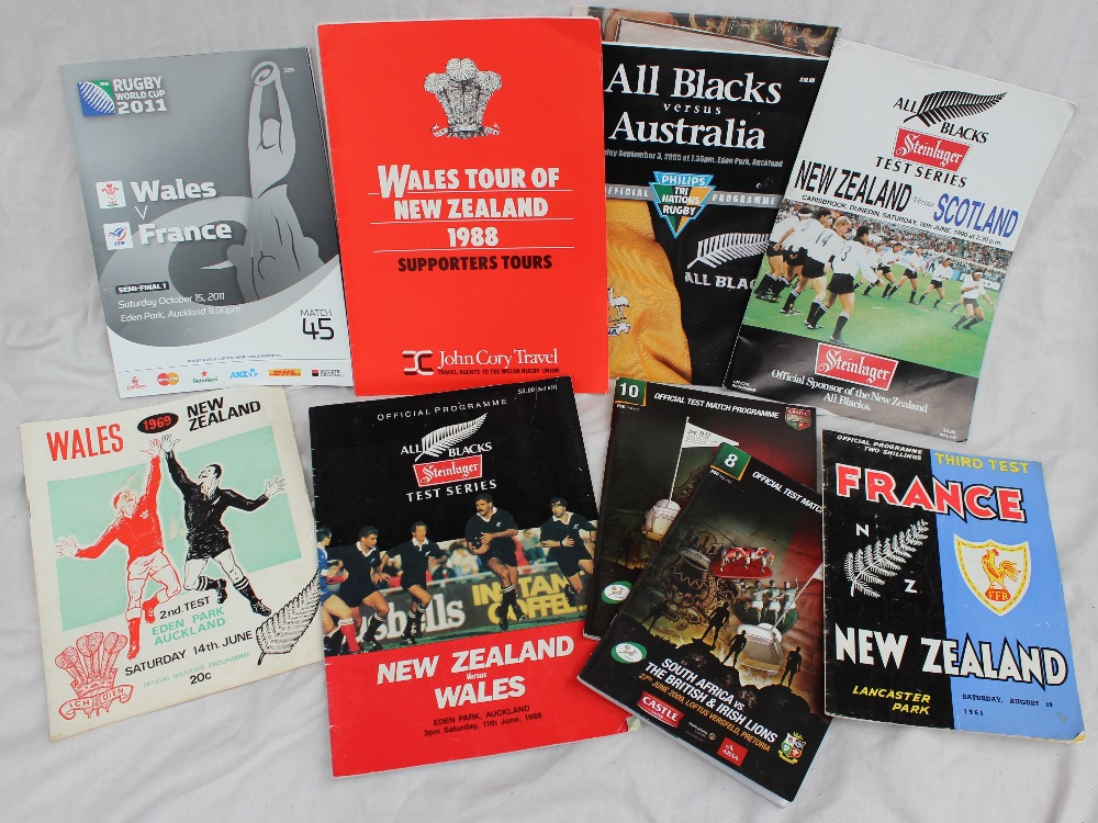 A New Zealand V. Wales 1st test official programme played at Lancaster Park oval, Christchurch,
