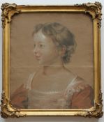 18th Century British School Head and Shoulders portrait of a young Joseph Gulston Pastels 41 x 35cm