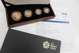 A Royal Mint 2008 United Kingdom Gold Proof Sovereign Collection No.1404 / 1750  comprising a gold