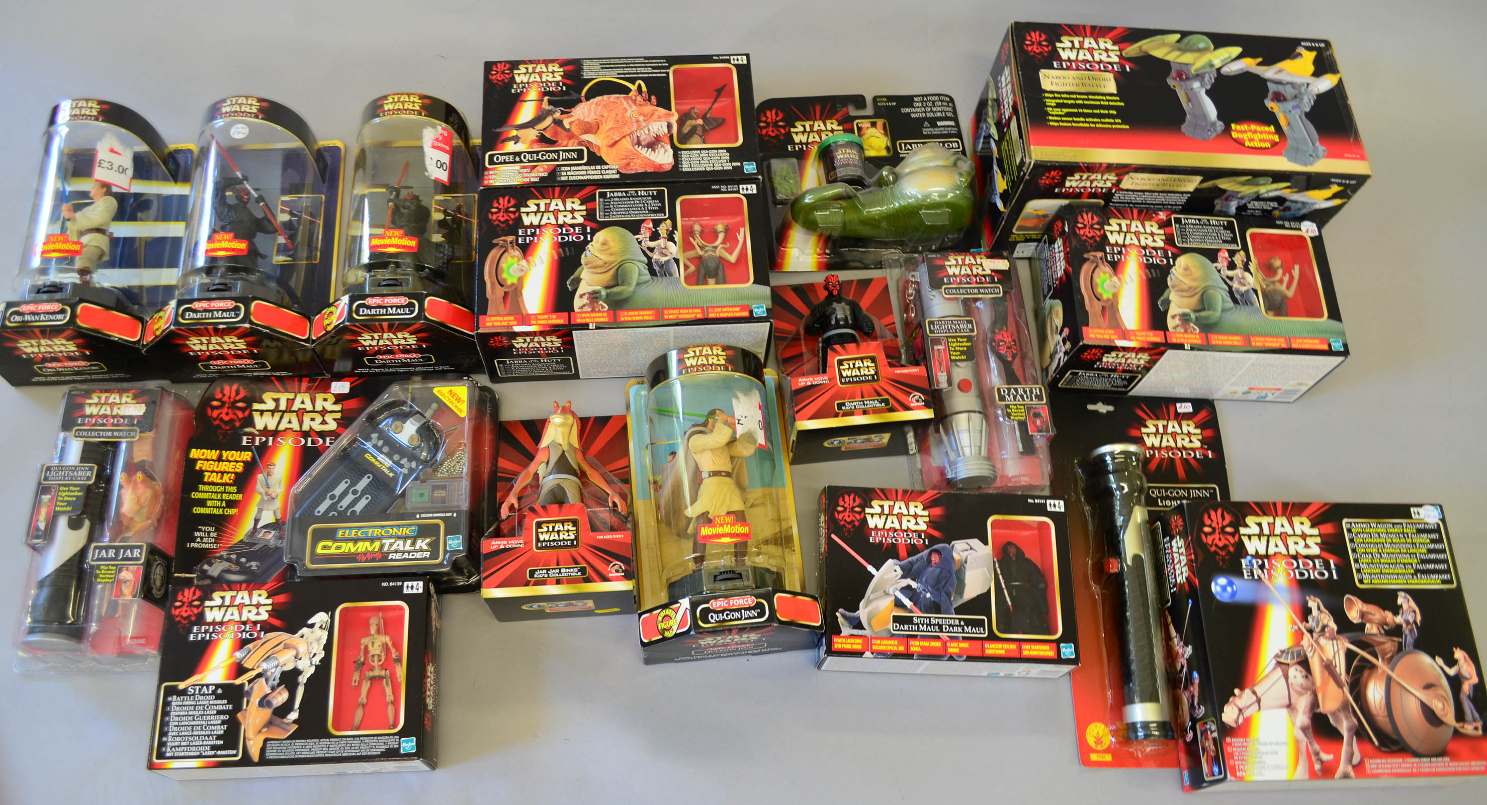 Star Wars Episode I toys, includes Hasbro, Tiger and Applause, including: Hasbro Jabba Glob;