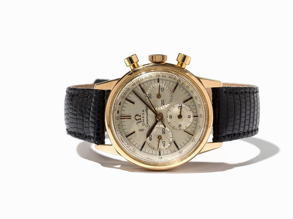 Omega Seamaster Chronograph, Ref. 105.004, Switzerland, 1950  Omega Seamaster chronograph, ref.