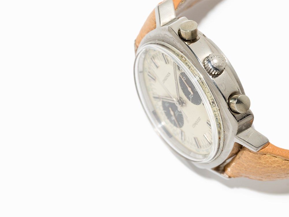 Longines Conquest Chronograph, Ref. 1543-1, Around 1965  Longines Conquest chronograph, ref. 1543- - Image 3 of 7