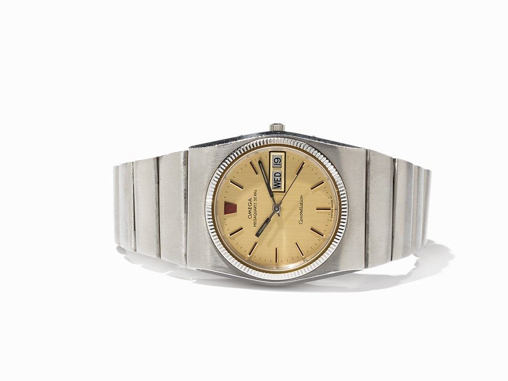 Omega Constellation Megaquartz, Ref. 196.0015, 1975  Omega Constellation Megaquartz wristwatch, ref.