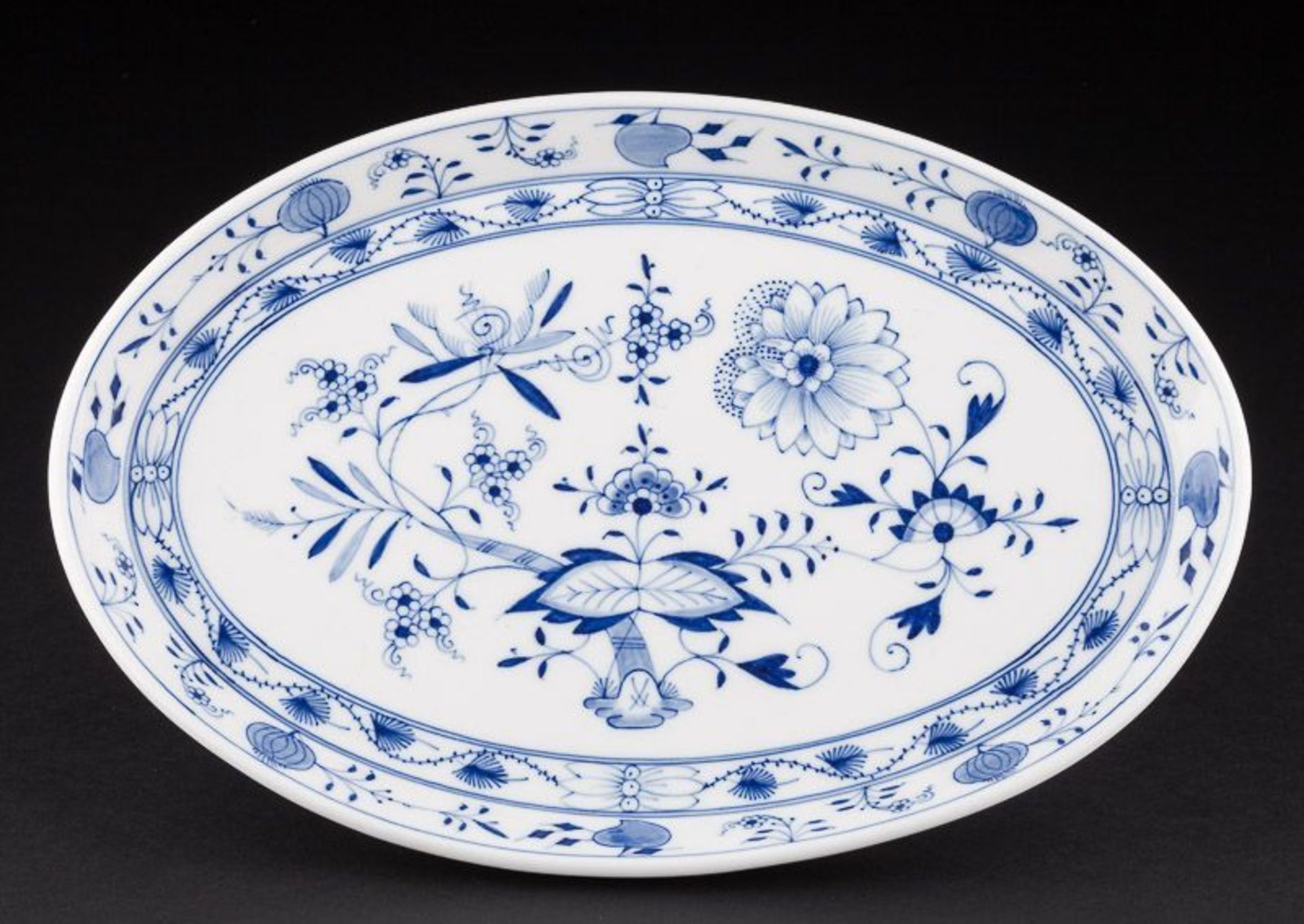 Anbietschale Meissen um 1900 - Meissen Bowl about 1900  Zwiebelmuster, 1. Wahl, blaue