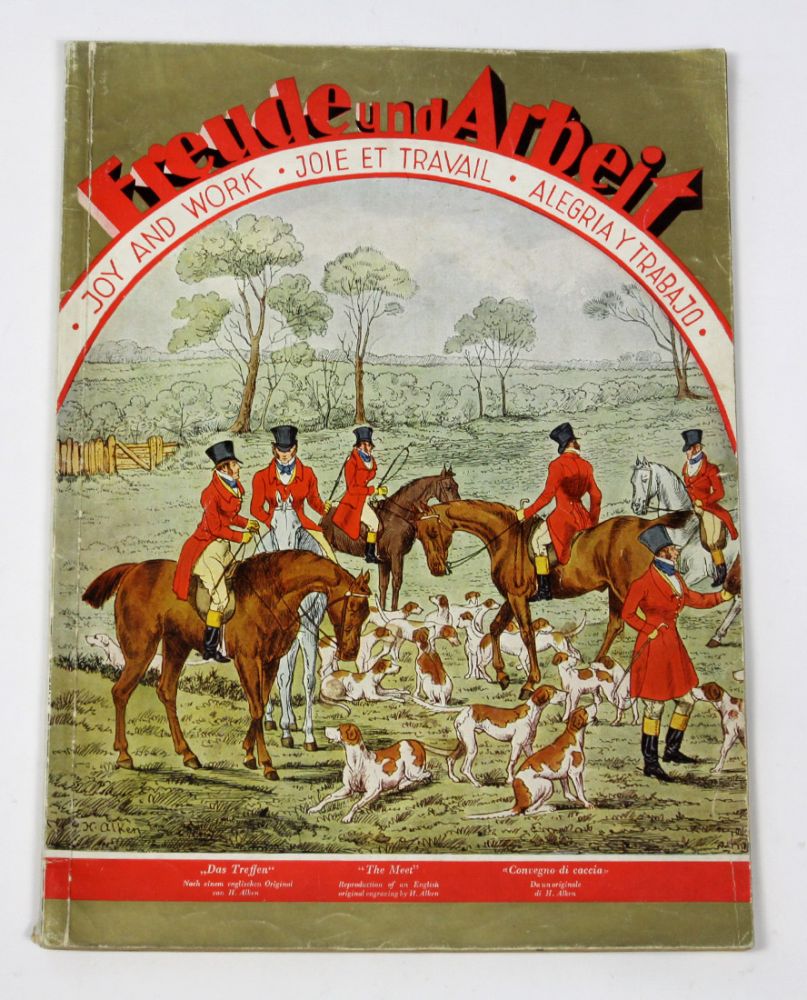 Freude und Arbeit v. 1939  *Freude und Arbeit*, 4. Jahrg., 1939, Heft 1. Offizielles Organ des