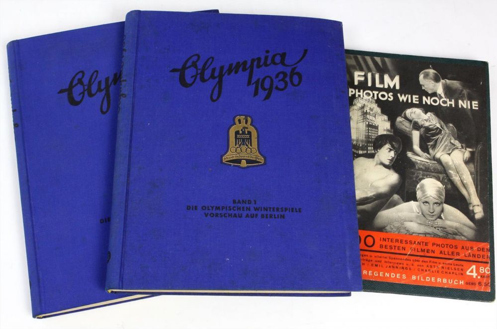 Olympia 1936 u.a.  *Die Olympischen Spiele 1936* in Berlin und Garmisch-Partenkirchen* Band 1 und 2,