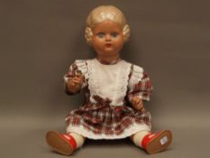 Schildkröt doll - marked 49 REP, clothed, approx 49cm    Starting price: 50    Schildkröt Puppe -