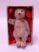 Teddy - possibly Steiff, 1920s, mohair, glass eyes, small hunch, long arms, big feet, used, partly