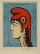 Buffet, Bernard (1928-1999) - ''Marianne en profil'', around 1990, color lithograph, signed and