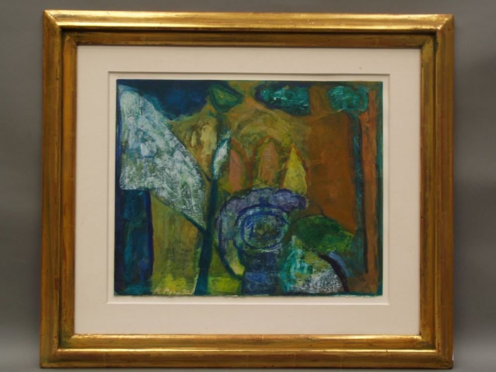 Preyer, Robert * 1930 - well, oil / paper, signed and dated 90, about 35x43,5cm, framed