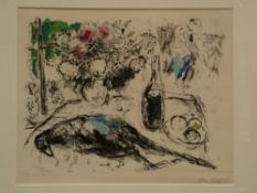 Chagall, Marc (1887- 1985) - ''Le Faisan'', Orig. Lithograph, signed in pencil, E .A., Publisher