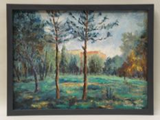 Dan, Therese 1913-1976 - Landscape, Oil / canvas, signed and dated 1964, approx 52x71cm,