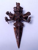 Kila / Phurba - Tibet / Nepal,triple sided ritual instrument used as a tantric ritual implement to