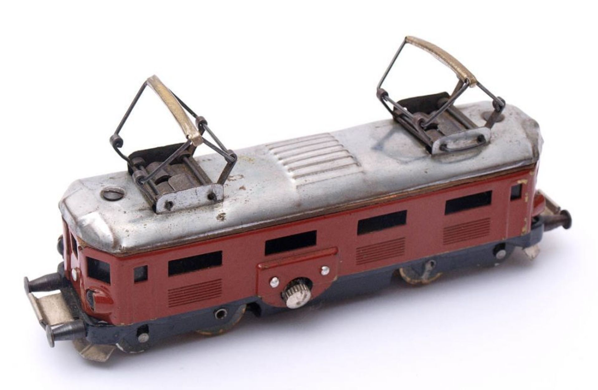 Eisenbahnanlage, Lytax Comet, 1946-48 Originalkarton mit zwei Loks, vier Personenwagen, zwei - Bild 2 aus 11