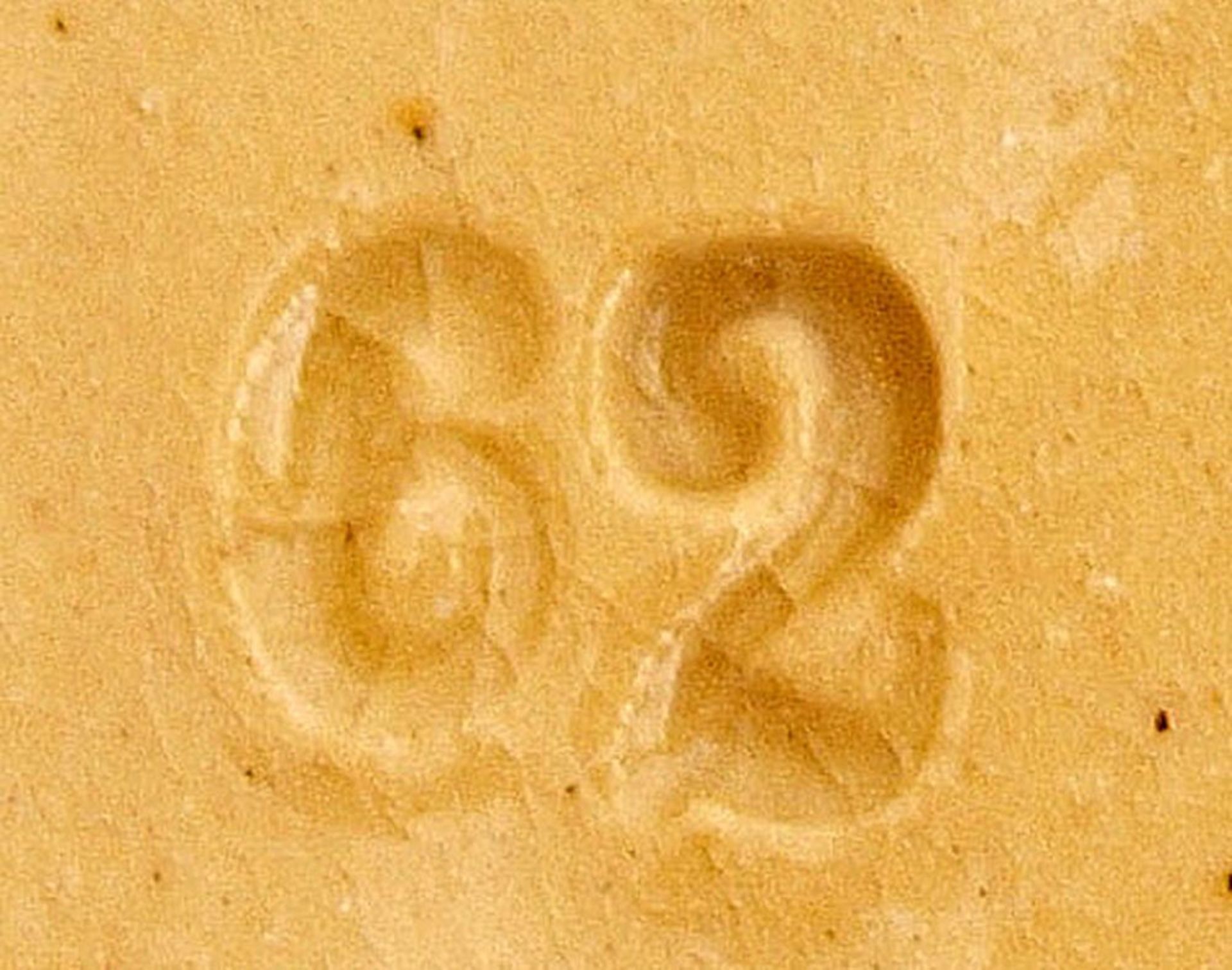 Jardinière, 2. Hälfte 19.Jhdt. Auf ovalem Standfuß bauchiger Korpus, flankiert von durchbrochen - Bild 4 aus 5