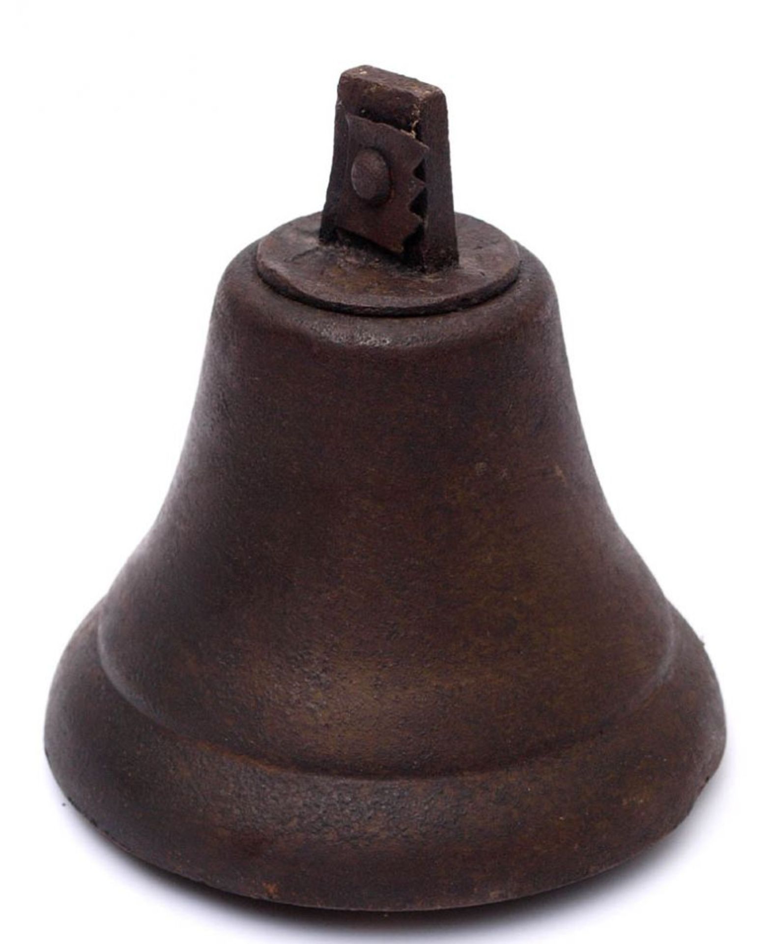 Glocke, 19.Jhdt. Eisenguss. H.16cm.