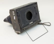 Kamera-Fragment Contessa Nettel  defekt, Großformat-Plattenkamera, 9 x 12 mm    Dieses Los wird in