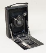 Onito 9 x 12  Kamerawerke Contessa-Nettel Stuttgart 1919, vertikale Klapp-Plattenkamera