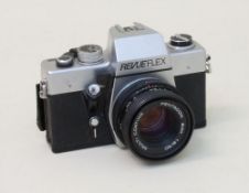 Revueflex TL 1  DDR-Produktion für Foto-Quelle Nürnberg, 1979, Kleinbild-Spiegelreflexkamera,