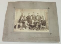 Theodor Penz  (Berliner Fotograph um 1900)  Gruppenfoto mit 12 Herren  Fotographie um 1900,
