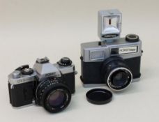 2 Kameras  Foto-Porst Nürnberg, Porst Happy sowie Porst CR-3 Automatik (defekt)    Dieses Los wird