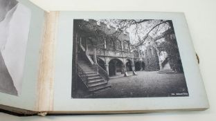 Fotoalbum Städte und Landschaften  um 1900, mit großformatigen Albuminabzügen, Aufnahmen aus