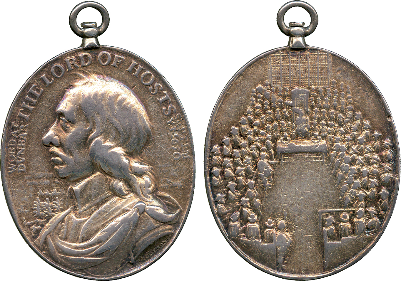 COMMEMORATIVE MEDALS, BRITISH MEDALS, Commonwealth, Battle of Dunbar 1650, cast Silver-gilt Medal,